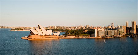 sydney - Sydney Opera House, UNESCO World Heritage Site, and harbour from Sydney Harbour Bridge, New South Wales, Australia, Pacific Foto de stock - Con derechos protegidos, Código: 841-06444983