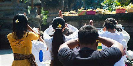 people hindu temple - Balinais en prière, Pura Tirta Empul Temple indou, Tampaksiring, Bali, Indonésie, Asie du sud-est, Asie Photographie de stock - Rights-Managed, Code: 841-06445059