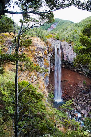 Waitonga Falls in Tongariro National Park, UNESCO World Heritage Site, North Island, New Zealand, Pacific Stock Photo - Rights-Managed, Code: 841-06445201
