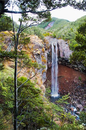 simsearch:841-06448349,k - Waitonga Falls in Tongariro National Park, UNESCO World Heritage Site, North Island, New Zealand, Pacific Foto de stock - Con derechos protegidos, Código: 841-06445201