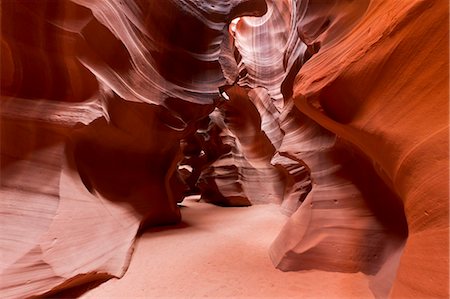 schlucht - Upper Antelope Canyon (Tse' bighanilini), chapitre LeChee, Navajo Nation, Arizona, États-Unis d'Amérique, l'Amérique du Nord Photographie de stock - Rights-Managed, Code: 841-06445412