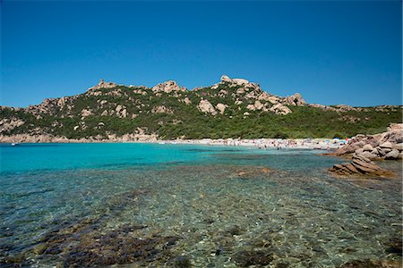 Roccapina Beach in the Gulf of Roccapina in the Sartenais region in southwest Corsica, France, Mediterranean, Europe Stock Photo - Rights-Managed, Code: 841-06445558