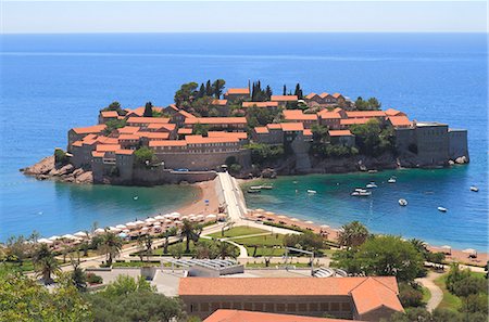 sveti stefan - Sveti Stefan, Montenegro, Europe Stock Photo - Rights-Managed, Code: 841-06445673