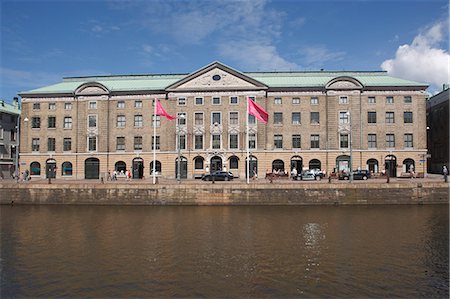 Musée de la ville et Hamnkanalen, Göteborg, Suède, Scandinavie, Europe Photographie de stock - Rights-Managed, Code: 841-06445690