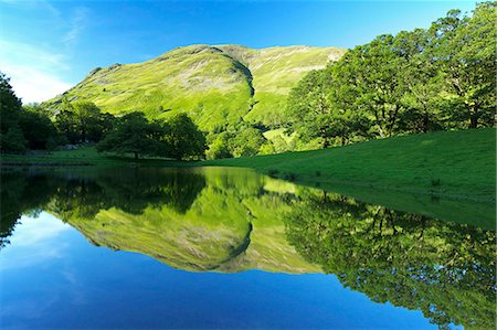 Tarn près de Patterdale, Parc National de Lake District, Cumbria, Angleterre, Royaume-Uni, Europe Photographie de stock - Rights-Managed, Code: 841-06445792