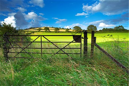 europe gate - Old Railway Gate, Exe Valley, Devon, England, United Kingdom, Europe Stock Photo - Rights-Managed, Code: 841-06445818