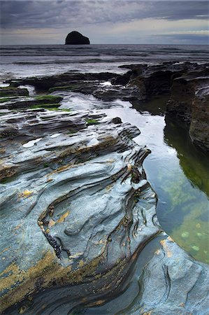 erosionado - Trebarwith Strand, Cornwall, England, United Kingdom, Europe Foto de stock - Con derechos protegidos, Código: 841-06445857