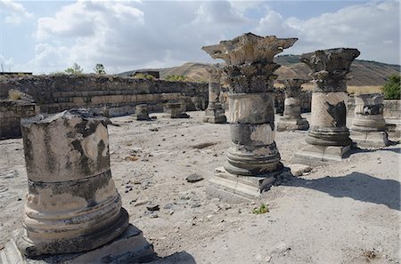 Hippos Sussita archaeological site, Golan Heights, Israel, Middle East Foto de stock - Con derechos protegidos, Código: 841-06445895