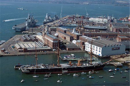 simsearch:841-06446040,k - View of Historic Docks from Spinnaker Tower, Portsmouth, Hampshire, England, United Kingdom, Europe Stock Photo - Rights-Managed, Code: 841-06446051