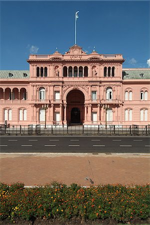 Casa Rosada (The Pink House), office and executive mansion of the president, Buenos Aires, Argentina, South America Stock Photo - Rights-Managed, Code: 841-06446073