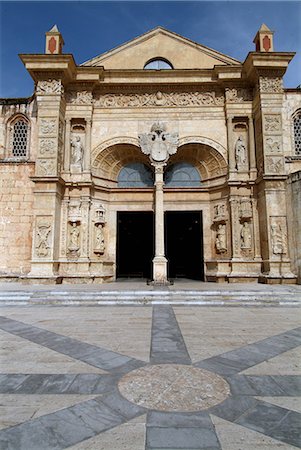 santo domingo - Basilica Menor, Santo Domingo, Dominican Republic, West Indies, Caribbean, Central America Foto de stock - Con derechos protegidos, Código: 841-06446081