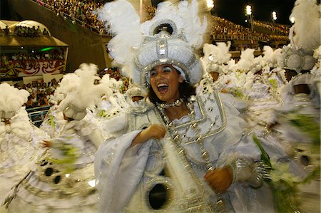 simsearch:841-06446316,k - Carnival parade at the Sambodrome, Rio de Janeiro, Brazil, South America Foto de stock - Con derechos protegidos, Código: 841-06446294