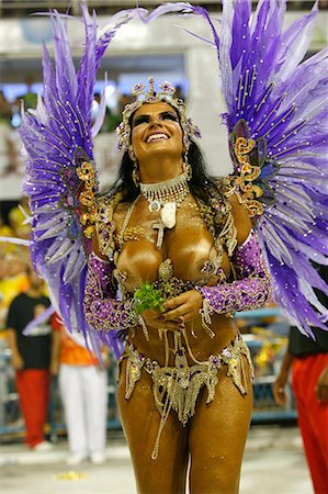 parade - Karneval Parade in die Sambodrome, Rio De Janeiro, Brasilien, Südamerika Stockbilder - Lizenzpflichtiges, Bildnummer: 841-06446339