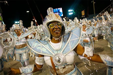 Carnival parade at the Sambodrome, Rio de Janeiro, Brazil, South America Stock Photo - Rights-Managed, Code: 841-06446346