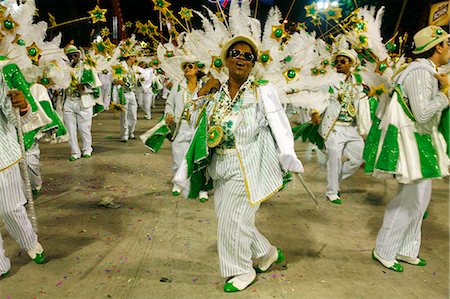 dance costume men women - Carnival parade at the Sambodrome, Rio de Janeiro, Brazil, South America Stock Photo - Rights-Managed, Code: 841-06446349