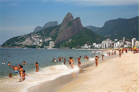 Ipanema beach, Rio de Janeiro, Brazil, South America Stock Photo - Rights-Managed, Code: 841-06446360