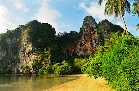 simsearch:6119-08568410,k - Railay East Bay, Rai Leh (Railay), Andaman Coast, Krabi Province, Thailand, Southeast Asia, Asia Foto de stock - Direito Controlado, Número: 841-06446685