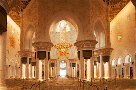 Sheikh Zayed Mosque, Abu Dhabi, United Arab Emirates, Middle East Stock Photo - Rights-Managed, Code: 841-06446982