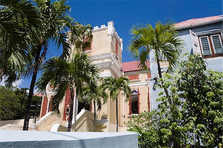 Frederick Lutheran Church, Charlotte Amalie City, St. Thomas Island, U.S. Virgin Islands, West Indies, Caribbean, Central America Foto de stock - Direito Controlado, Número: 841-06447104