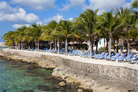 Puerta Maya front de mer, l'île de Cozumel, Quintana Roo, Mexique, Amérique du Nord Photographie de stock - Rights-Managed, Code: 841-06447145