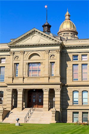 State Capitol, Cheyenne, Wyoming, États-Unis d'Amérique, l'Amérique du Nord Photographie de stock - Rights-Managed, Code: 841-06447164