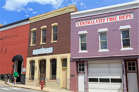 small town america - Central City Fire Department, Central City, Colorado, United States of America, North America Stock Photo - Rights-Managed, Code: 841-06447175