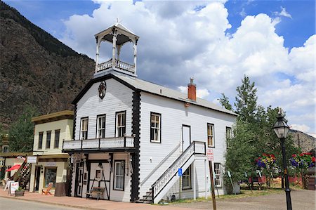 small town america - Town Hall, Georgetown, Colorado, United States of America, North America Stock Photo - Rights-Managed, Code: 841-06447185