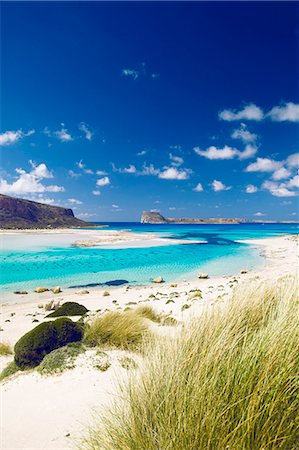 La baie de Balos et Gramvousa, Chania, Crète, îles grecques, Grèce, Europe Photographie de stock - Rights-Managed, Code: 841-06447294