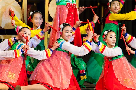 portrait traditional clothing children - Mangyongdae Schoolchildren's Palace, Pyongyang, Democratic People's Republic of Korea (DPRK), North Korea, Asia Stock Photo - Rights-Managed, Code: 841-06447290