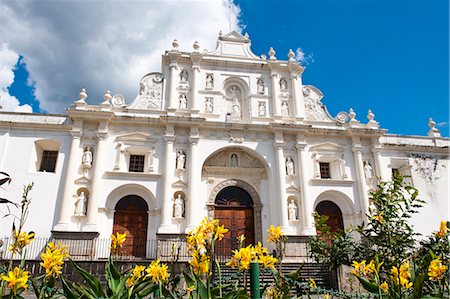 Cathedral of St. Joseph, Antigua, UNESCO World Heritage Site, Guatemala, Central America Fotografie stock - Rights-Managed, Codice: 841-06447314