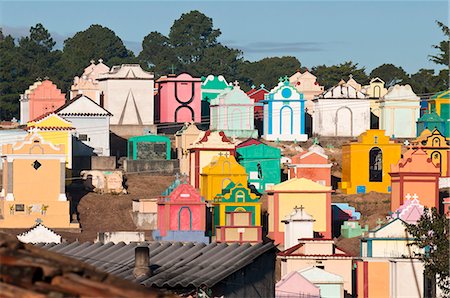 Cemetery in Chichicastenango, Guatemala, Central America Stock Photo - Rights-Managed, Code: 841-06447322