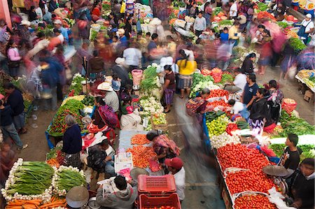 Indoor produce market, Chichicastenango, Guatemala, Central America Stock Photo - Rights-Managed, Code: 841-06447330