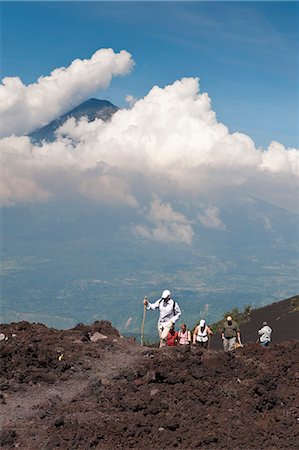 simsearch:841-06447339,k - Vulkan Pacaya, mit Vulkan Fuego in Distanz, Antigua, Guatemala, Mittelamerika Klettern Stockbilder - Lizenzpflichtiges, Bildnummer: 841-06447341