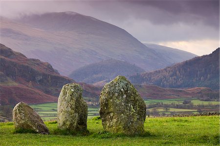 england scenery - Castlerigg Stone Circle and mountains, Lake District National Park, Cumbria, England, United Kingdom, Europe Stock Photo - Rights-Managed, Code: 841-06447452