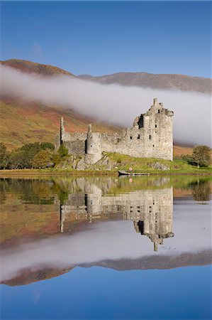 remain - Ruins of Kilchurn Castle on Loch Awe, Argyll and Bute, Scotland, United Kingdom, Europe Foto de stock - Con derechos protegidos, Código: 841-06447497