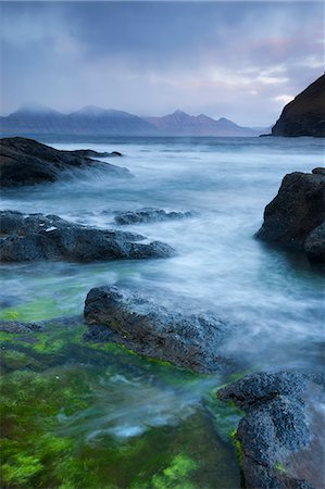 simsearch:841-08211742,k - Looking towards the island of Kalsoy from the rocky shores of Gjogv, Eysturoy, Faroe Islands, Denmark, Europe Stock Photo - Rights-Managed, Code: 841-06447571