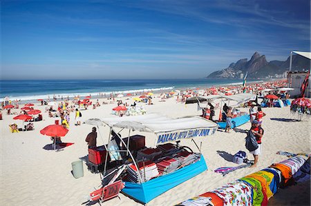 Ipanema beach, Rio de Janeiro, Brazil, South America Foto de stock - Con derechos protegidos, Código: 841-06447646
