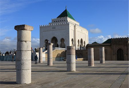 rabat - Mausoleum of Mohammed V, Rabat, Morocco, North Africa, Africa Foto de stock - Con derechos protegidos, Código: 841-06447855