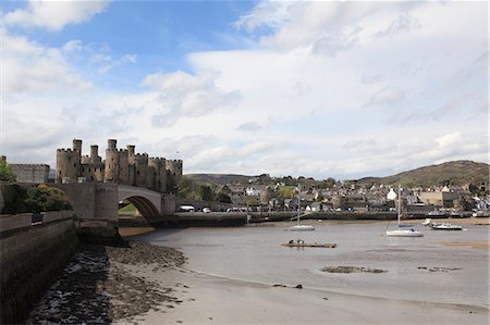 Conwy Castle, UNESCO World Heritage Site, Conwy, North Wales, Wales, United Kingdom, Europe Foto de stock - Con derechos protegidos, Código: 841-06447968