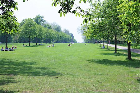 Kensington Gardens, Londres, Royaume-Uni, Europe Photographie de stock - Rights-Managed, Code: 841-06447980