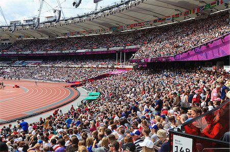 stade (sports) - L'Olympic Stadium, Jeux olympiques de 2012, Londres, Royaume-Uni, Europe Photographie de stock - Rights-Managed, Code: 841-06448002