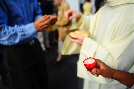 priest (christian) - Catholic priest giving Holy Communion, Paris, France, Europe Stock Photo - Rights-Managed, Code: 841-06448073