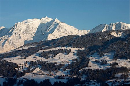 simsearch:841-06445563,k - Pistes de ski de Megève, chaîne de montagnes de Mont Blanc, Megève, Haute-Savoie, Savoie, France, Europe Photographie de stock - Rights-Managed, Code: 841-06448113