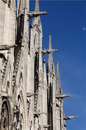 Gargoyles on Notre Dame Cathedral, Paris, France, Europe Stock Photo - Rights-Managed, Code: 841-06448139