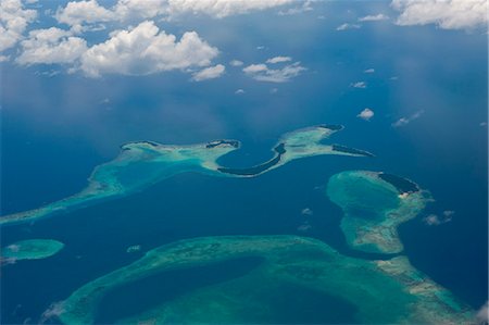 Aerial of the Russell Islands, Solomon Islands, Pacific Foto de stock - Con derechos protegidos, Código: 841-06448228