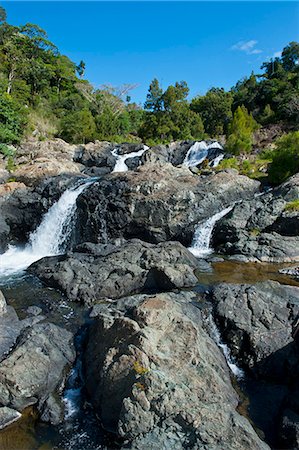 Waterfalls of Ciu on the east coast of Grande Terre, New Caledonia, Melanesia, South Pacific, Pacific Foto de stock - Con derechos protegidos, Código: 841-06448288