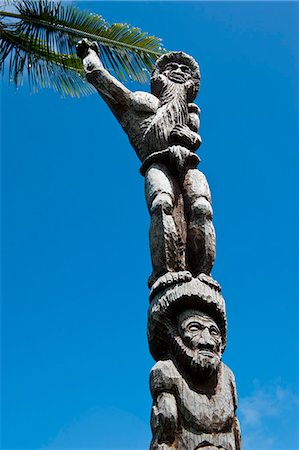 Tjibaou cultural center in Noumea, New Caledonia, Melanesia, South Pacific, Pacific Foto de stock - Con derechos protegidos, Código: 841-06448314