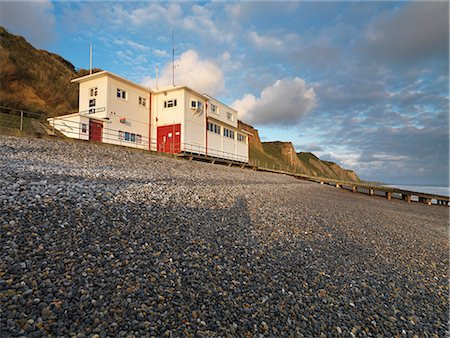 simsearch:841-06448640,k - The lifeboat station and cliffs from the beach at Sheringham, Norfolk, England, United Kingdom, Europe Stock Photo - Rights-Managed, Code: 841-06448632
