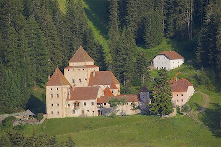 stereotypical - Gardena Castle, St. Cristina, Gardena Valley, Bolzano Province, Trentino-Alto Adige/South Tyrol, Italian Dolomites, Italy, Europe Stock Photo - Rights-Managed, Code: 841-06448869