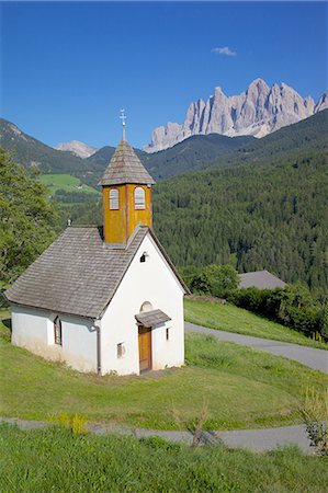 Church, Val di Funes, Bolzano Province, Trentino-Alto Adige/South Tyrol, Italian Dolomites, Italy, Europe Stock Photo - Rights-Managed, Code: 841-06448903